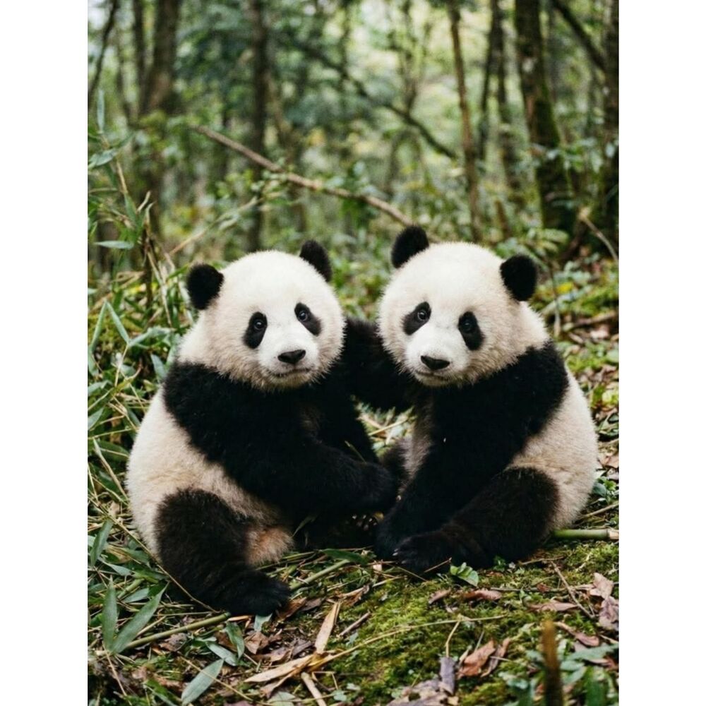 Custom Fridge Magnet Panda Bears Wildlife Home Kitchen Decor